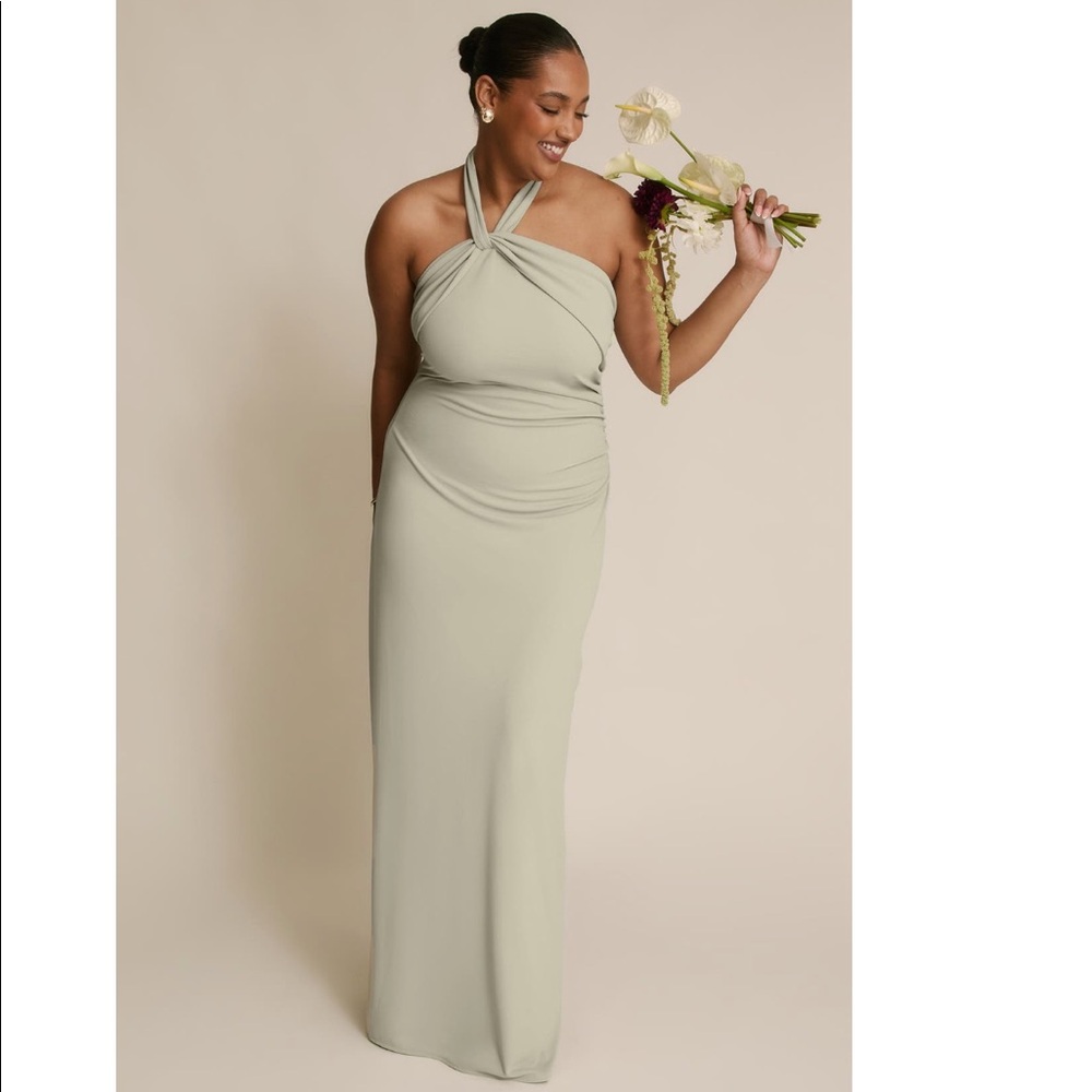 Six Stories Halter Neck Sage Dress Sz 4